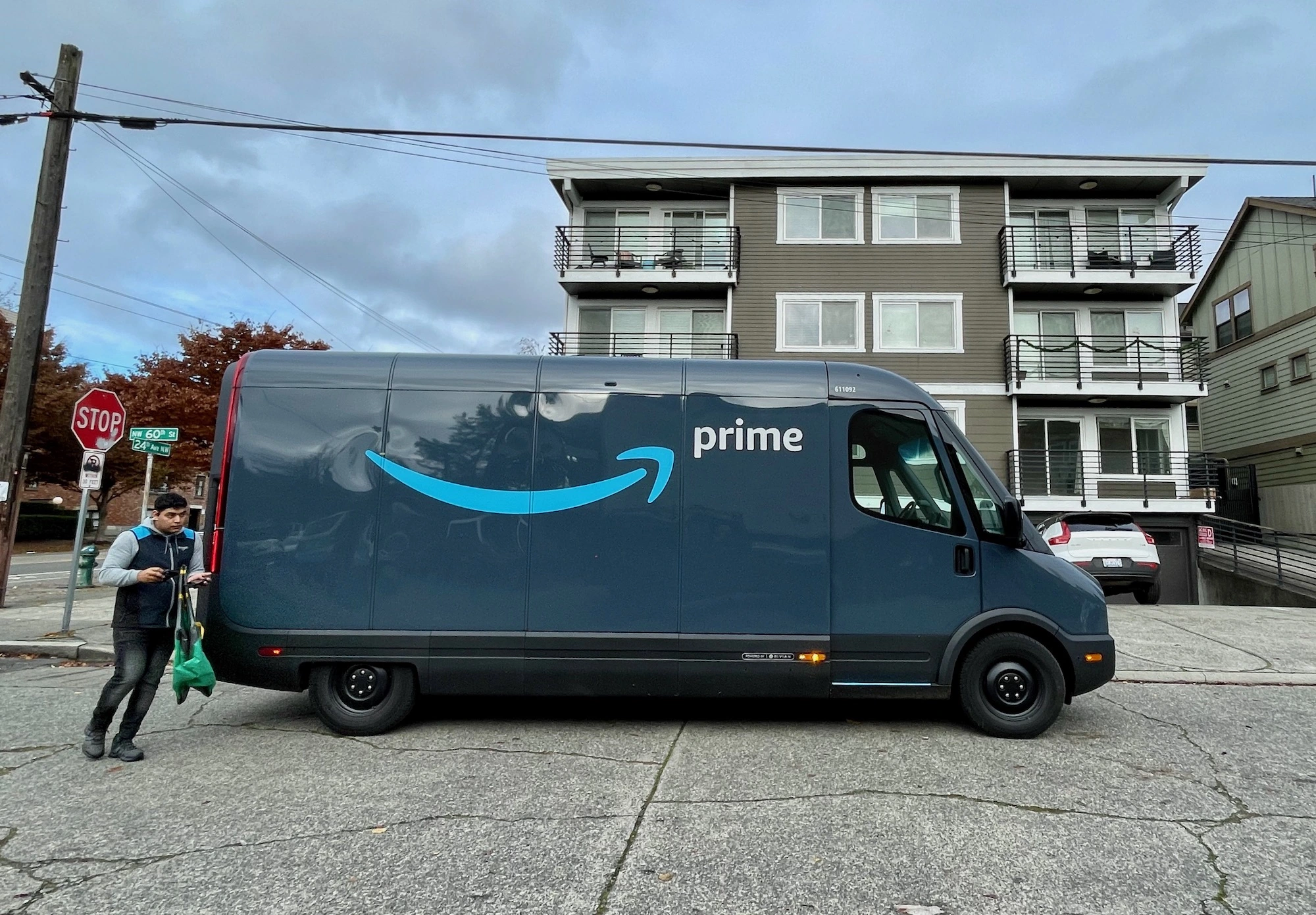 Amazon camion de livraison