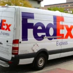 fedex delivery car