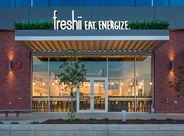 Facade of one Freshii Store